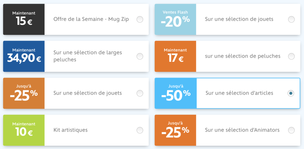 Black Friday et Offres sur Disney Store