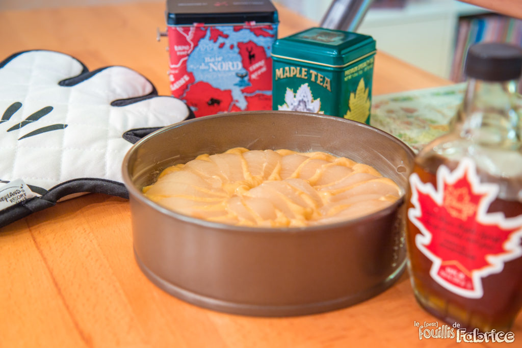 Gâteau Poire & Sirop d'érable de "Il était une fois la Pâtisserie" - Avant cuisson