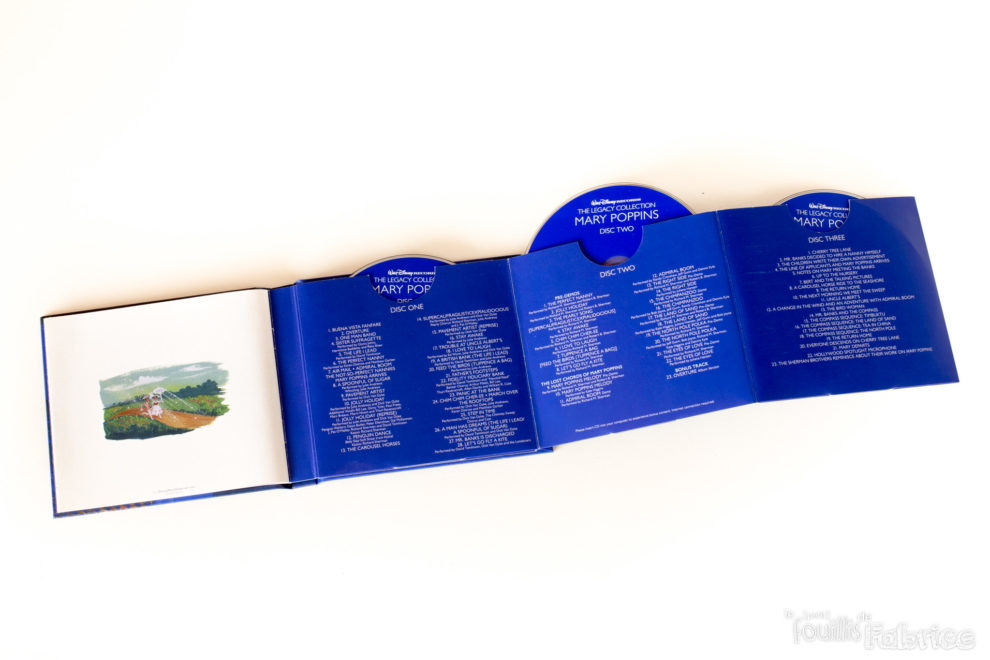 Exemple de la pochette de CD Legacy Collection "Mary Poppins"