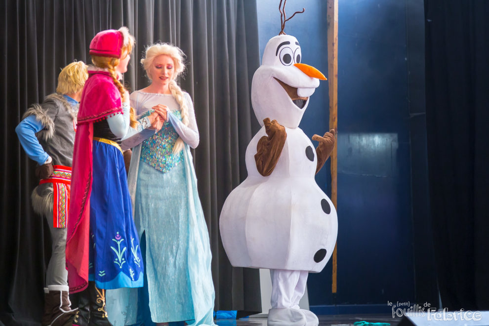 Final du spectacle "Reine des Neiges"