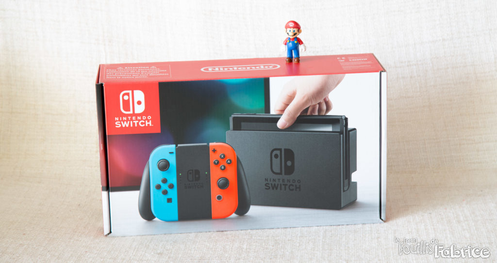 La boite de la Nintendo Switch