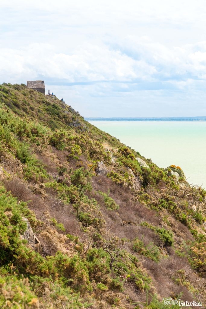 La Cabane Vauban et la baie du Mont-Saint-Michel