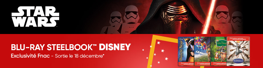 Précommande Star Wars 8 "Le dernier Jedi" et Sortie exclusive de 17 Steelbook Disney/Pixar !