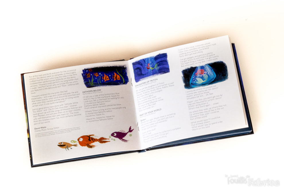 2ème exemple de livret du CD Legacy Collection "The Little Mermaid" (La petite Sirène)