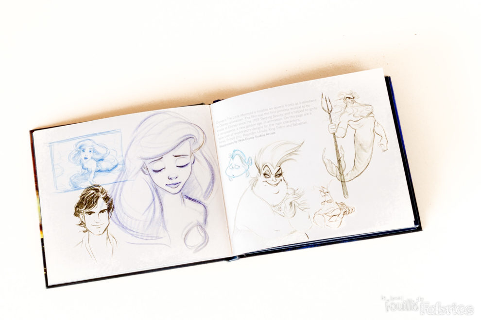 Exemple de livret du CD Legacy Collection "The Little Mermaid" (La petite Sirène)