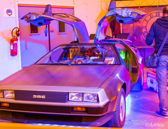 La DeLorean de Retour vers le futur au salon Geek Days de Rennes